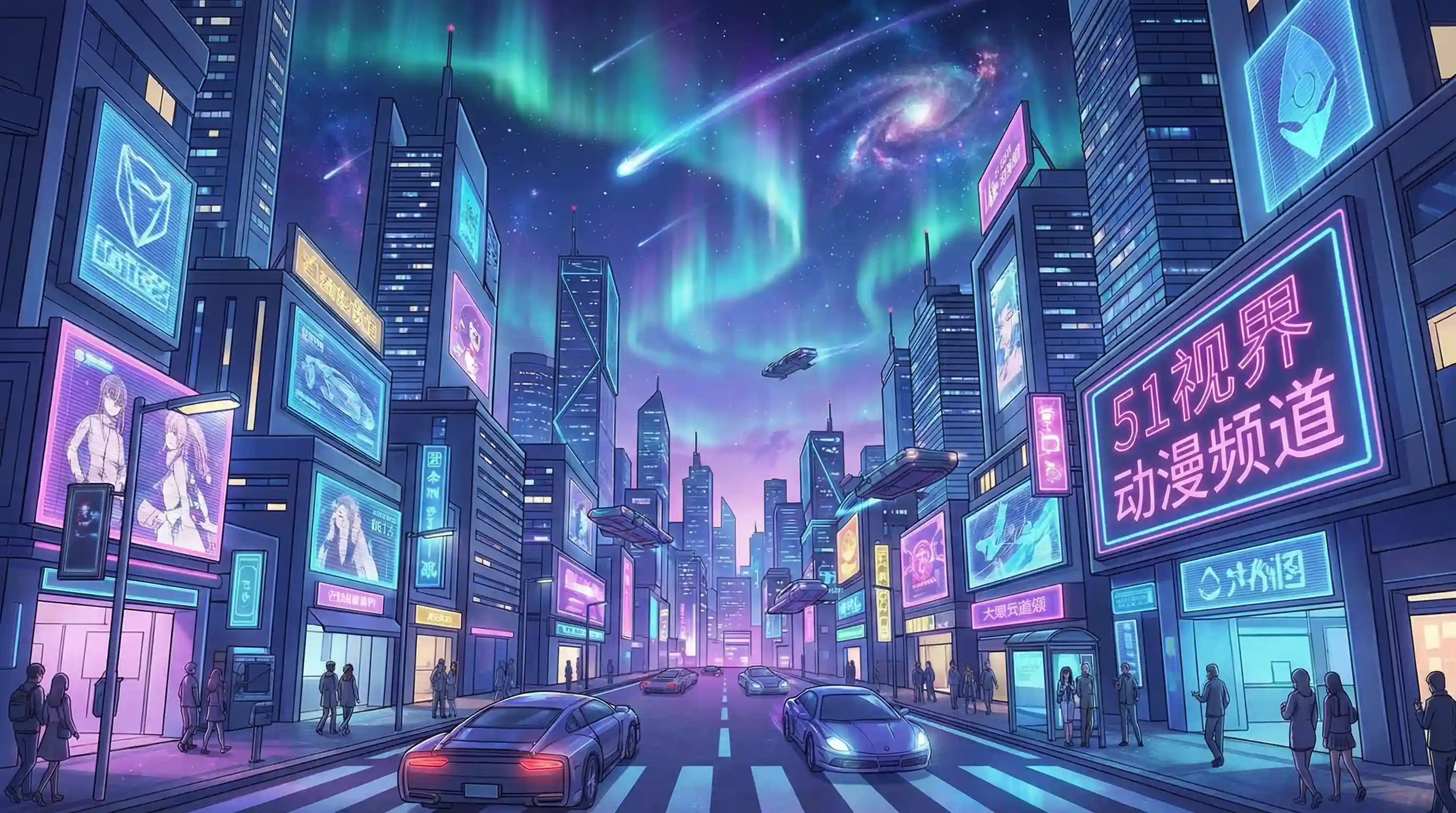 日式动漫风格城市夜景 - 黑帮老大和我的的365日 动漫推荐